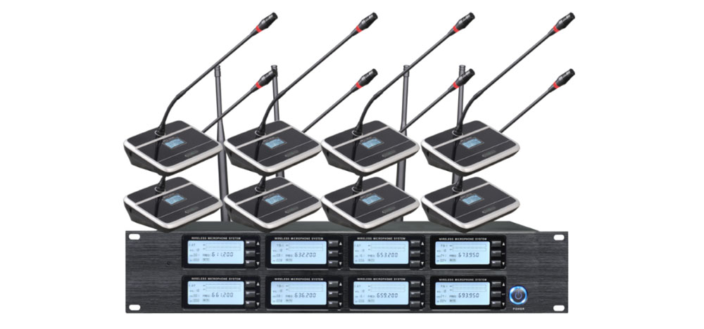 一拖八高端无线会议麦克风