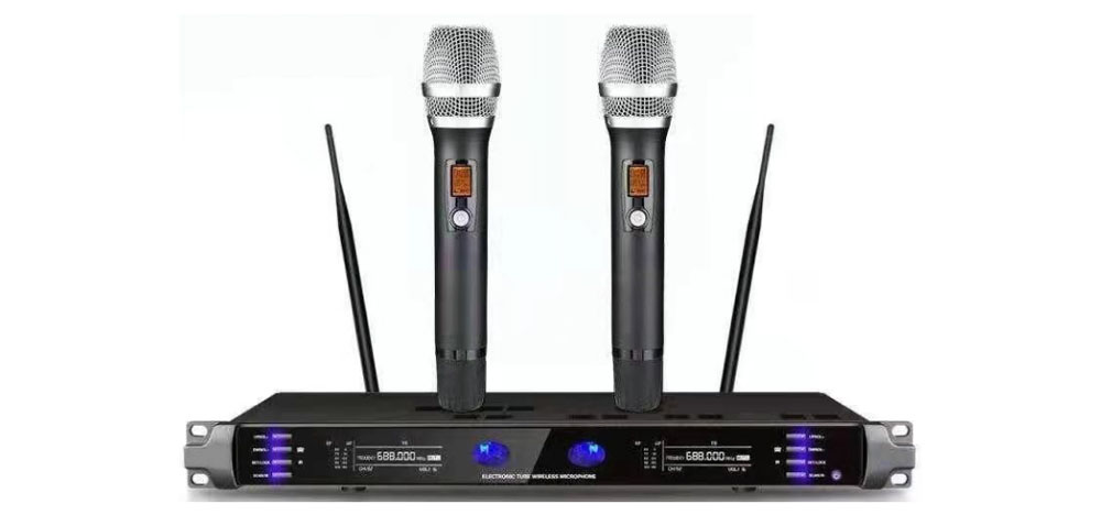 晶体管一拖二无线专业娱乐麦克风